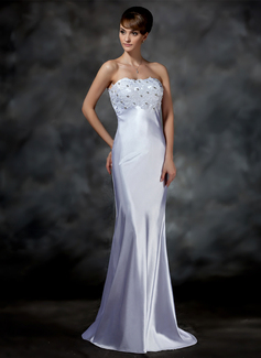 Robe de Mariée Coupe droite Cœur Traine longue Charmeuse Robe de Mariée avec Dentelle Perlé (002001615) Robe de Mariée Coupe droite Cœur Traine longue Charmeuse Robe de Mariée avec Dentelle Perlé (002001615)