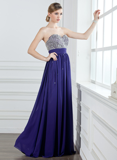 Robe de Bal de Promo Ligne-A/Princesse Cœur Longeur au sol Mousseline Robe de Bal de Promo avec Ondulé Brodé Pailleté (018004908) Robe de Bal de Promo Ligne-A/Princesse Cœur Longeur au sol Mousseline Robe de Bal de Promo avec Ondulé Brodé Pailleté (018004908)