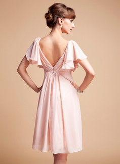 Cheap Bridesmaid Dresses Empire Sweetheart Knee-Length Chiffon Bridesmaid Dress With Ruffle (007004126) Cheap Bridesmaid Dresses Empire Sweetheart Knee-Length Chiffon Bridesmaid Dress With Ruffle (007004126)