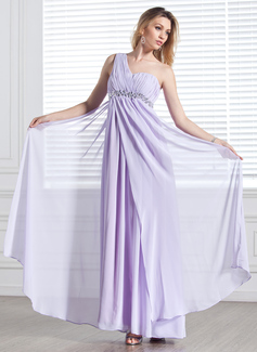 Avondjurken Keizer Een-Schouder Vloerlengte Chiffon Avondjurk met Roes Kraal (017002555) Avondjurken Keizer Een-Schouder Vloerlengte Chiffon Avondjurk met Roes Kraal (017002555)
