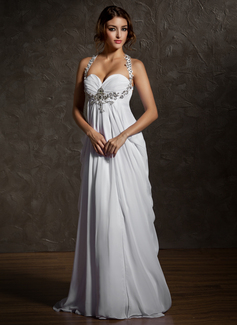 Cheap Wedding Dresses Empire Sweetheart Sweep Train Chiffon Wedding Dress With Ruffle Beadwork (002011570) Cheap Wedding Dresses Empire Sweetheart Sweep Train Chiffon Wedding Dress With Ruffle Beadwork (002011570)