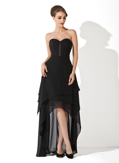 Robe de Bal de Promo Ligne-A/Princesse Cœur Assymetrique Mousseline Robe de Bal de Promo (018020961) Robe de Bal de Promo Ligne-A/Princesse Cœur Assymetrique Mousseline Robe de Bal de Promo (018020961)