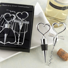 Two Hearts Wine Favor Set (052005524)