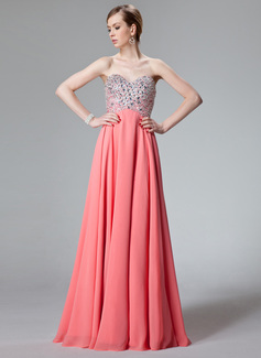 Robe de Bal de Promo Ligne-A/Princesse Cœur Longeur au sol Mousseline Robe de Bal de Promo avec Brodé Pailleté (018012850) Robe de Bal de Promo Ligne-A/Princesse Cœur Longeur au sol Mousseline Robe de Bal de Promo avec Brodé Pailleté (018012850)
