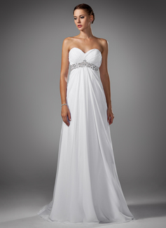 Robe de Mariée Empire Cœur Traine courte Mousseline Robe de Mariée avec Ondulé (002004156) Robe de Mariée Empire Cœur Traine courte Mousseline Robe de Mariée avec Ondulé (002004156)