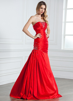 Avondjurken Zeemeermin Strapless Vloerlengte Taf Avondjurk met Roes Kraal (017021070) Avondjurken Zeemeermin Strapless Vloerlengte Taf Avondjurk met Roes Kraal (017021070)