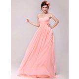 Keizer Sweetheart Lange Sleep Chiffon Avondjurken met Roes (017014014)