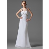 Keizer Sweetheart Korte Sleep Chiffon Vakantie Jurken met Roes Kraal (020003243)