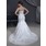 Sirene Cœur Traine courte Satin Tulle Robe de Mariée avec Dentelle Perlé (002000301)