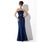 Zeemeermin Strapless Vloerlengte Taf Avondjurk met Roes Kant (017020323)