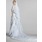 Ligne-A/Princesse Col V Traine courte Satin Dentelle Robe de Mariée avec Echarpes Perlé Sequins (002004151)