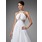 Empire Col rond Traine longue mousseline de soie Robe de Bal de Promo avec Ondulé Brodé (018002320)