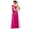 A-Lijn/Prinses Een-Schouder Vloerlengte Chiffon Avondjurken met Roes Kraal Lovertjes (017005592)