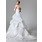 bal Cœur Traîne Chapelle Organza  Satin Robes de Mariée avec Dentelle  Perlé (002000423)