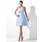 Keizer Sweetheart Knielengte Chiffon Bruidsmeisjes Jurk met Roes Bloem(En) (007000932)