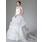 bal Cœur Traîne Chapelle Organza  Satin Robes de Mariée avec Dentelle  Perlé (002000423)