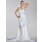 Sirene Cœur Traine courte Charmeuse Robe de Mariée avec Ondulé Dentelle Perlé (002000445)