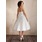 Ligne-A/Princesse Cœur Mi-longues Satin Tulle Robe de Mariée avec Ondulé (002011726)