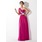 A-Lijn/Prinses Een-Schouder Vloerlengte Chiffon Avondjurken met Roes Kraal Lovertjes (017005592)