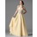 Ligne-A/Princesse Cœur Longeur au sol Mousseline Robe de Bal de Promo avec Ondulé Brodé (018004901)