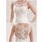 Sirene Col rond Traine courte Satin Tulle Robe de Mariée avec Dentelle (002019530)
