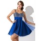 Empire Sweetheart Short/Mini Tulle Homecoming Dress With Beading Sequins (022020594)