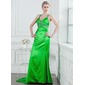 Gaine Col V Traine courte Charmeuse Robe de Bal de Promo avec Brodé Pailleté (018005236) Gaine Col V Traine courte Charmeuse Robe de Bal de Promo avec Brodé Pailleté (018005236)