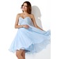 Imperium Sweetheart Knelengde Chiffon Ballkjoler med Profilering (022020904)