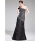 Sirene Une epaule Longeur au sol Charmeuse Pailleté Robe de Soirée avec Ondulé Fleurs (017019444) Sirene Une epaule Longeur au sol Charmeuse Pailleté Robe de Soirée avec Ondulé Fleurs (017019444)