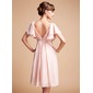 Empire Sweetheart Knee-Length Chiffon Bridesmaid Dress With Ruffle (007004126)
