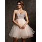 Imperium Sweetheart Knelengde Tyll Ballkjole med Profilering Palliet-belagt (022008941)