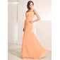 Zeemeermin Strapless Vloerlengte Chiffon Vakantie Jurken met Roes (020014195) Zeemeermin Strapless Vloerlengte Chiffon Vakantie Jurken met Roes (020014195)