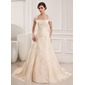 Ligne-A/Princesse Encolure carrée Traine courte Mousseline Robe de Mariée avec Broderie Perlé (002019535) Ligne-A/Princesse Encolure carrée Traine courte Mousseline Robe de Mariée avec Broderie Perlé (002019535)