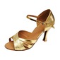 Paillettes scintillantes Cuir verni Chaussures à talons Sandales Danse latine Bröllop Partie Chaussures de danse (053013146)