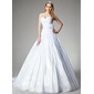bal Cœur Traîne Chapelle Taffetas Robe de Mariée avec Dentelle Perlé Fleurs (002000680) bal Cœur Traîne Chapelle Taffetas Robe de Mariée avec Dentelle Perlé Fleurs (002000680)